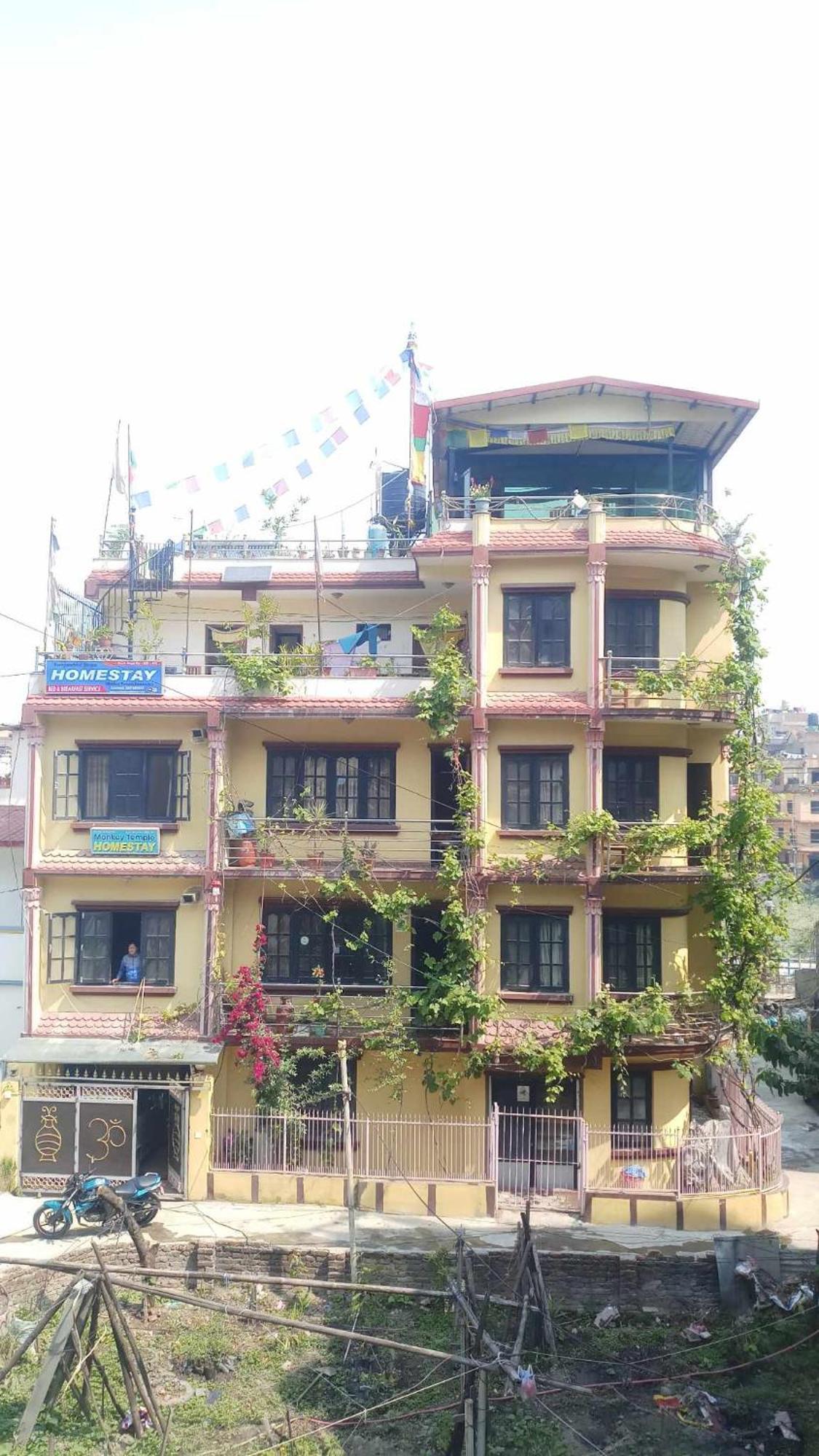 Monkey Temple Homestay Kathmandu Exteriör bild